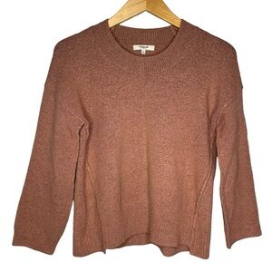 Madewell sweater size xs wool blend brick terracotta orange